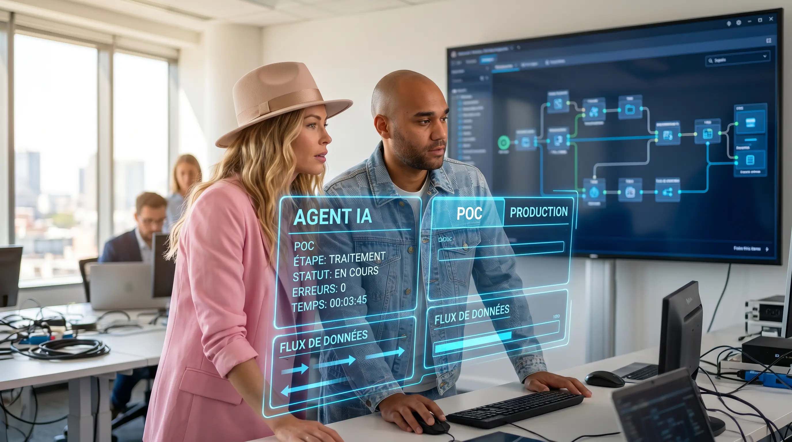 Agent IA en entreprise : comment passer du POC à la production