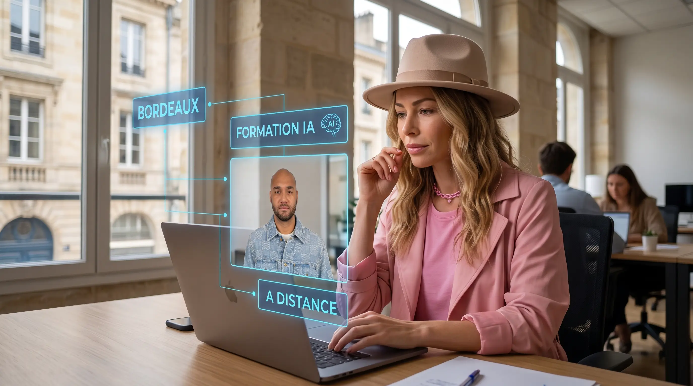 Formation IA a distance pour dirigeants a Bordeaux
