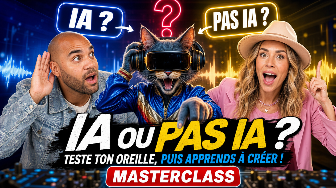 IA ou pas IA ? Teste ton oreille, puis apprends à créer