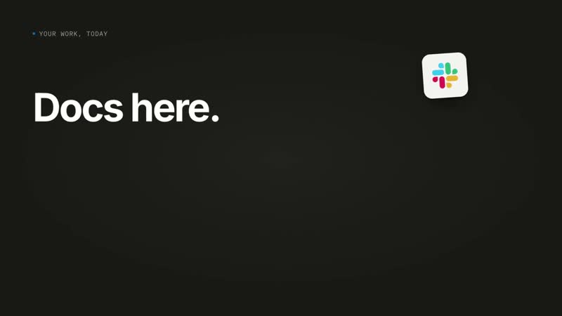 An AI workspace launch from one prompt
