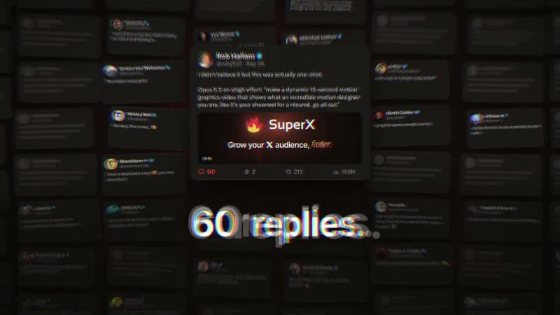 SuperX MCP: 60 replies, 25 kept