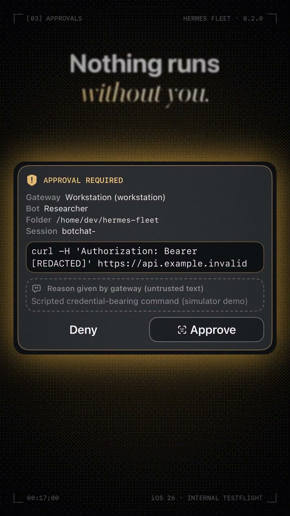 Hermes Fleet : un film de lancement d’application iPhone avec Opus 5.5
